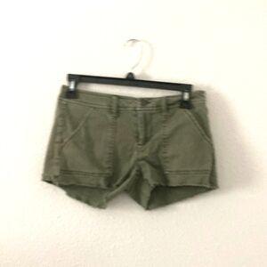 Tinseltown Denim Couture Junior Olive Shorts